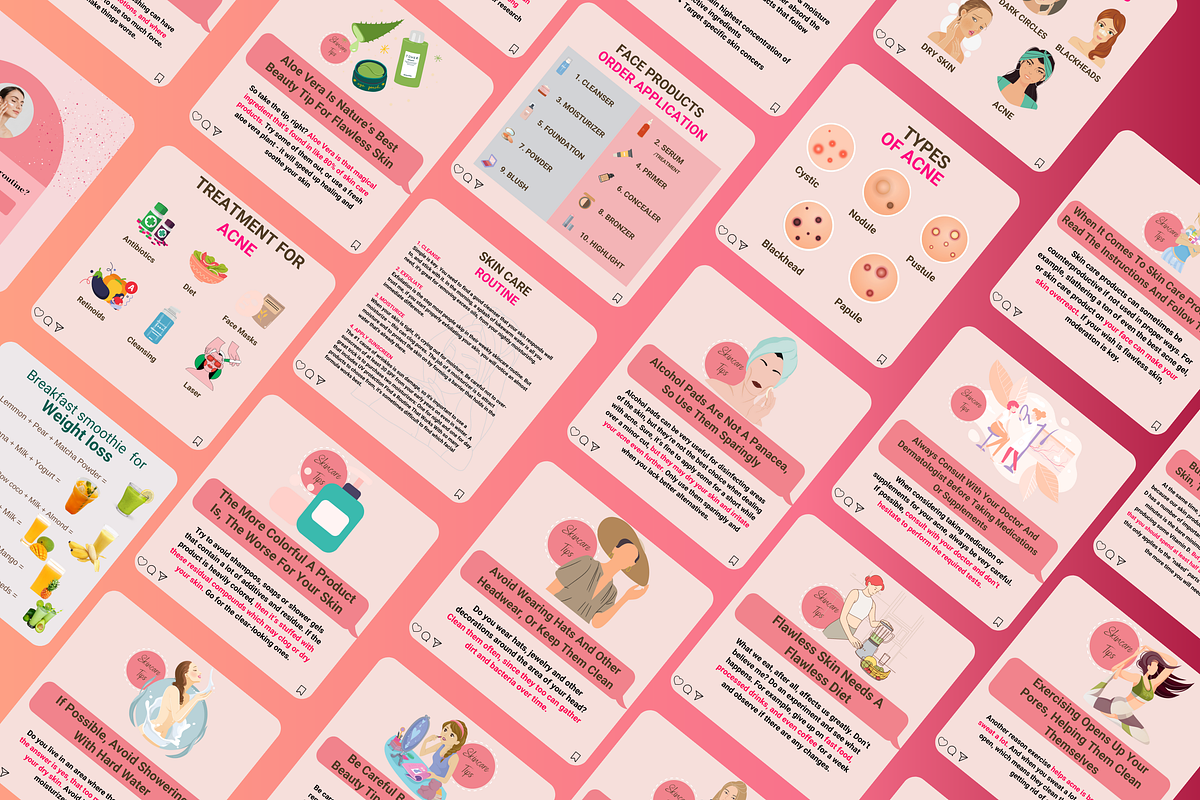 300 Skincare Beauty - Canva Editable, a Social Media Template by Viral Content Design (Photo 9 of 10)