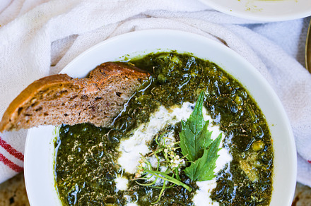 Green goddess soup