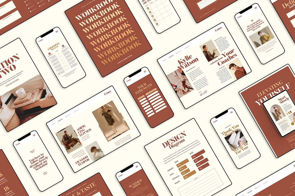 2in1 Bundle eBook + Workbook CANVA, a Magazine Template by Eviory (Photo 7 of 38)
