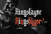 Kingdom Of Heaven - Blackletter, a Blackletter Font by Vampstudio (Thumbnail 7 of 13)