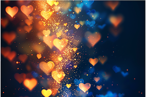 Elegant Bokeh Hearts