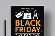 Black Friday Sale Flyer Template, a Flyer Template by MightyDesign (Thumbnail 4 of 8)