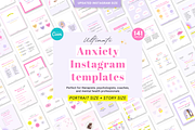 Mental health Canva template bundle, a Social Media Template by Cate Creates (Thumbnail 8 of 11)