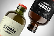 Beer Bottle Mockup, a Packaging Mockup by AY Mock-Ups (Thumbnail 3 of 11)