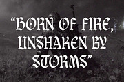 Braveson - Blackletter Style, a Blackletter Font by Arterfak Project (Thumbnail 4 of 15)