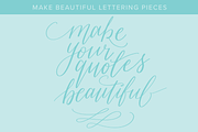 iPad Lettering brush - 'Thin Ink', a Brush Add-On by Sasha Hickson (Thumbnail 2 of 5)