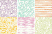 Seamless hand drawn patterns, a Pattern Graphic by Magnia (Thumbnail 4 of 5)