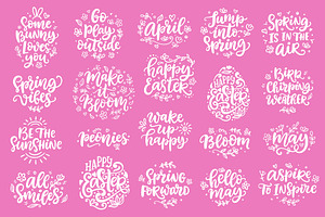 Spring & Easter Quotes Overlays