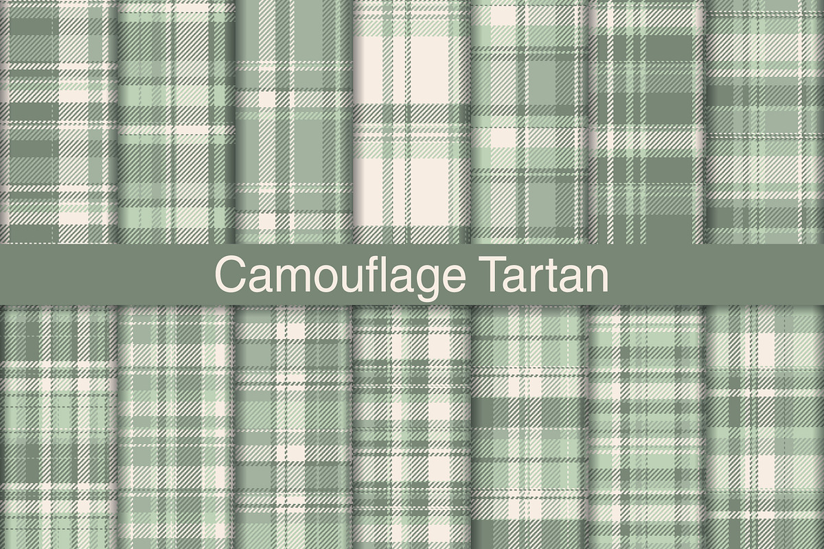 #130 Camouflage Tartan Collection, a Pattern Graphic by Plaid4You (Photo 1 of 5)