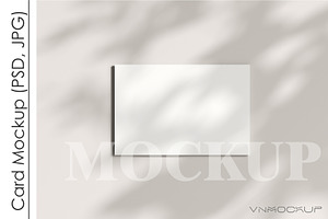 Card Mockup PSD JPG, a Print Template by VNmockup