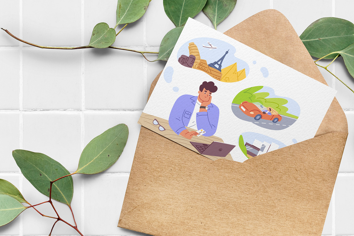 Man thinking about future purchases, a Person Illustration by Good Studio (Photo 2 of 3)