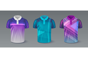 Colorful polo shirt mockup set, an Object Illustration by art PVP - market