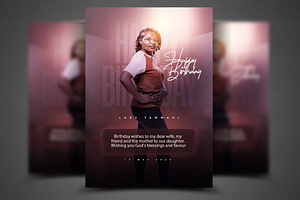 Birthday Flyer Template, a Social Media Template by church flyer templates