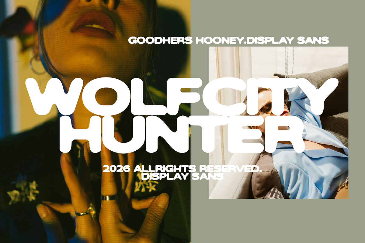 Goodhers Hooney | Display Sans, a Sans Serif Font by Jolicia Type (Photo 3 of 13)