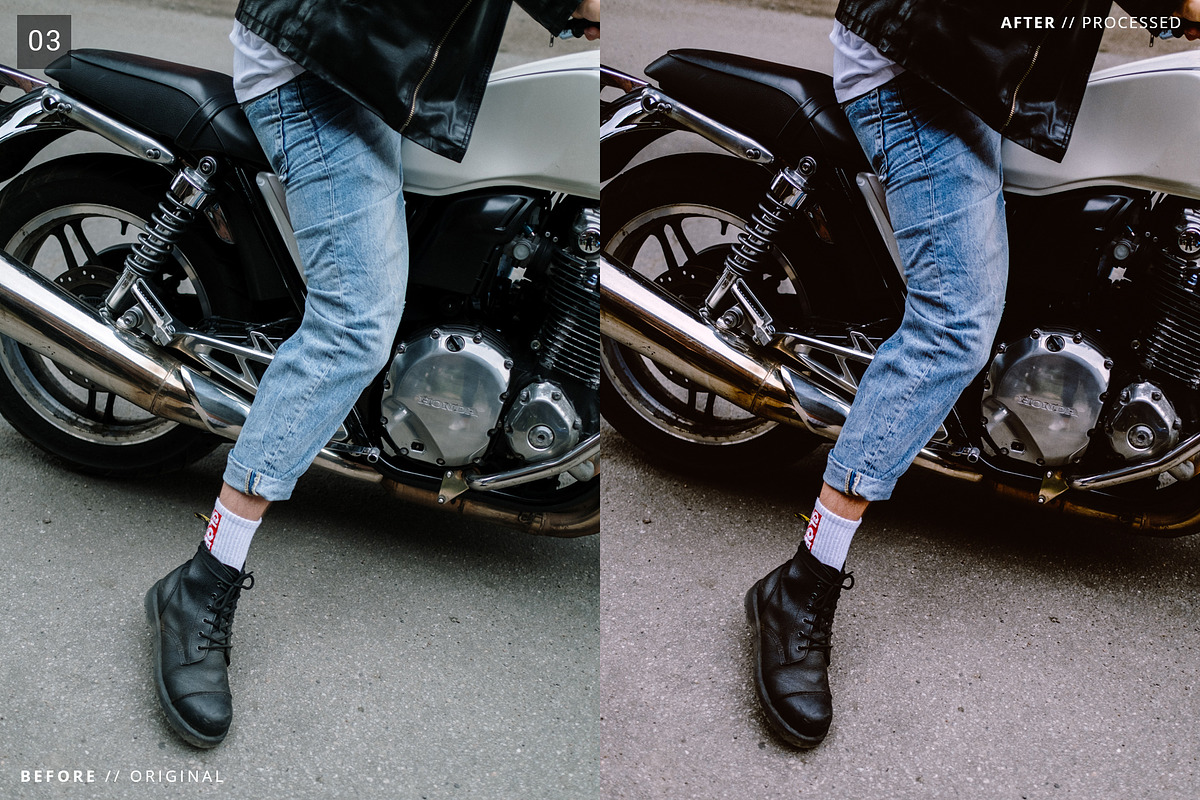 6 Pro Moody Style Lightroom Presets, an Action Add-On by Edito (Photo 4 of 7)