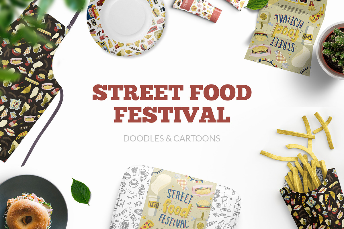 Street Food Festival, a Decorative Illustration by helgascandinavus (Photo 1 of 13)