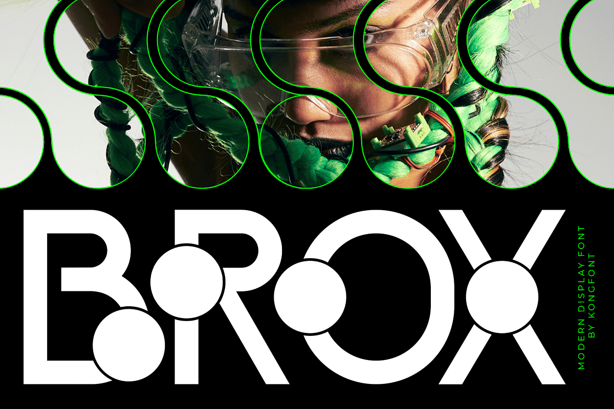 Brox - Modern Display Font, a Sans Serif Font by overlaytemplates (Photo 1 of 5)