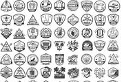 560 Vintage Logo, Monogram Logo, a Branding & Logo Template by Imagine Design Studio (Thumbnail 2 of 7)
