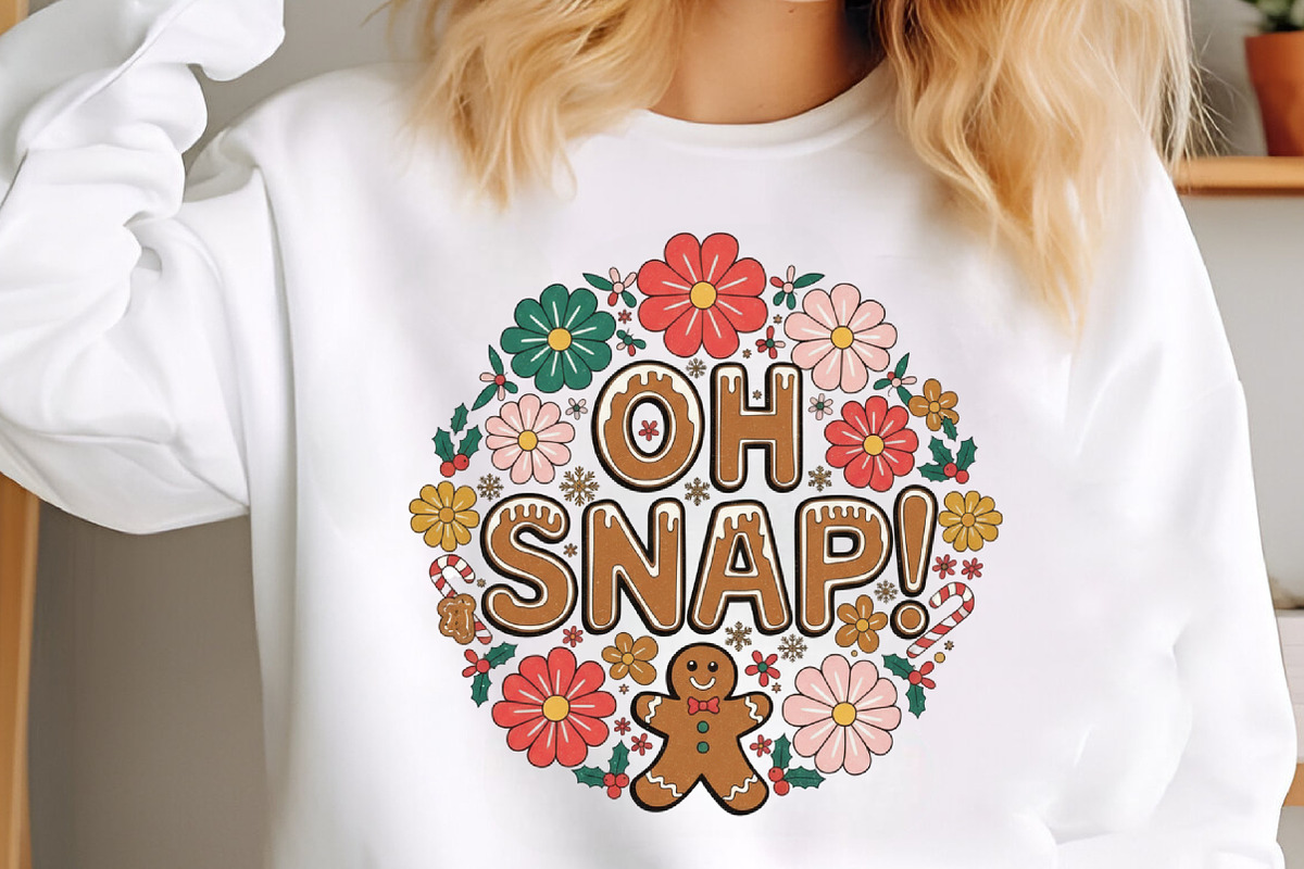 Oh Snap! Png, Funny Gingerbread Png, an Illustration by Designking (Photo 6 of 6)