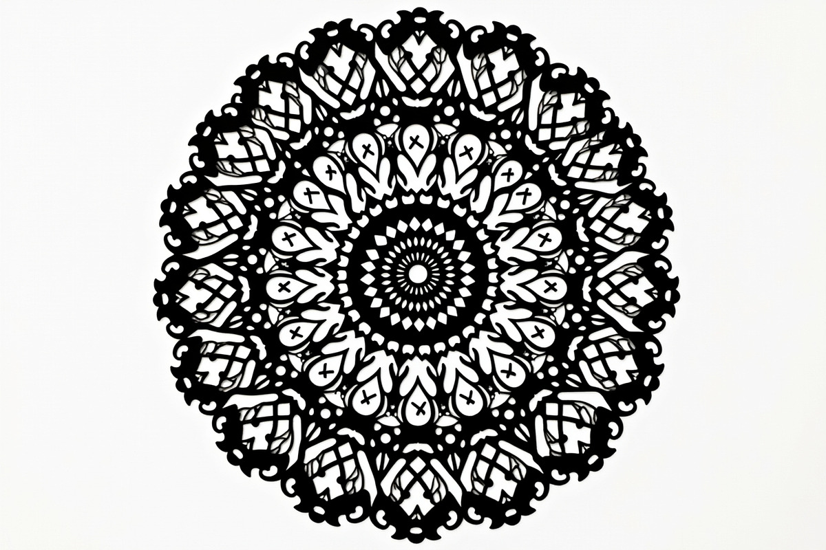 Elegant Mandala Silhouette Bundle, an Illustration by BIPLOB EXPERT (Photo 6 of 21)