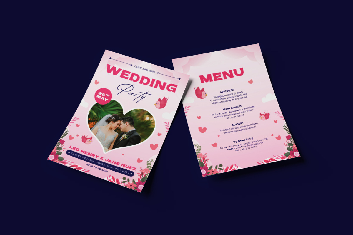Tribes Wedding Invitation Template, an Invitation Template by iDoodle Studio (Photo 3 of 4)