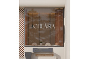 Window glass logo mockup, an Advertising Mockup by Mockthethics. (Thumbnail 4 of 11)