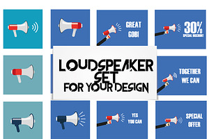 Megaphone set