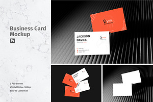 Business Card Mockup, an Advertising Mockup by MA-KING_ART