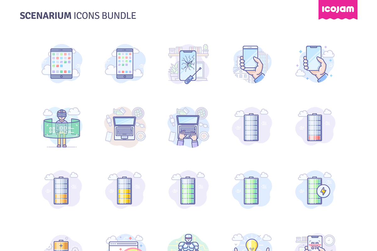 1000 Scenarium icons, an Icon by Icojam store (Photo 10 of 13)