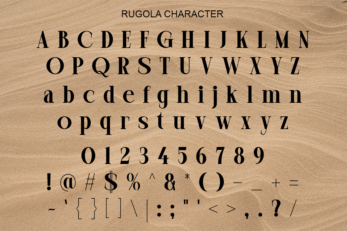 Rugola - Modern Luxury Font, a Serif Font by RagamKata (Photo 8 of 10)