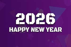 Happy New Year 2026 Background, a Background Photo by Vectorium Studio