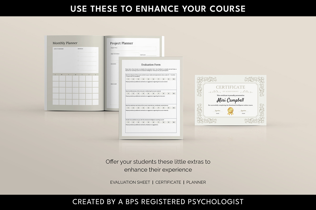 Emotional Intelligence Course Canva, a Templates & Theme by Miri Campbell (Photo 7 of 11)