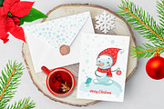Cute snowmen, a Decorative Illustration by Maya Ivart (Thumbnail 5 of 8)