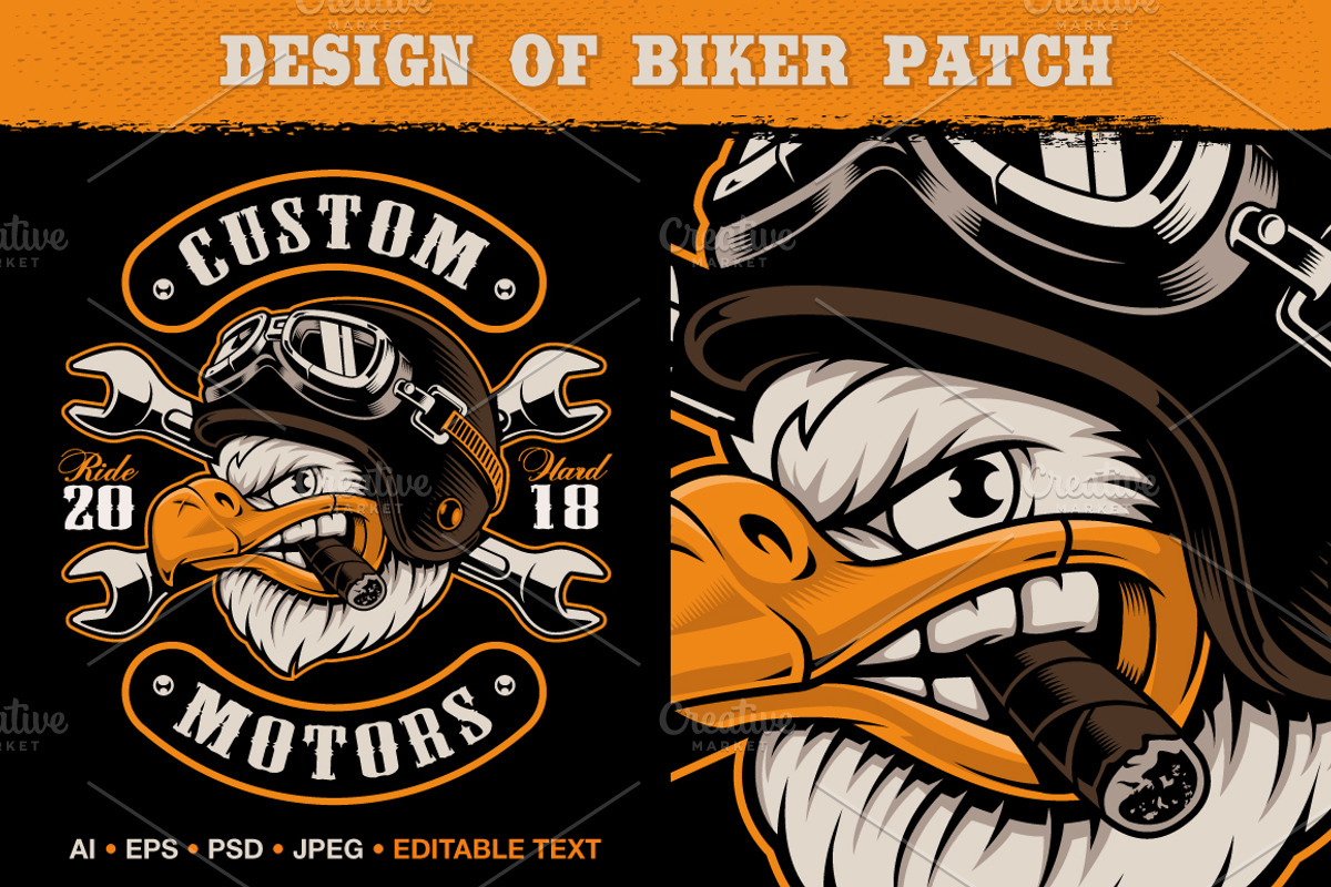 American Eagle Biker., an Illustration by Harry Kasyanov (Photo 1 of 4)