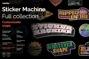 Sticker Machine Full Collection