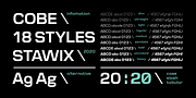 Cobe, a Sans Serif Font by Stawix (Thumbnail 3 of 6)