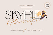 Skypiea Romantic Signature font Duo, a Serif Font by Romiecreative (Thumbnail 1 of 12)