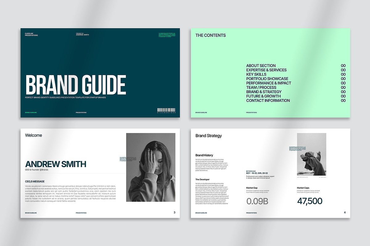 Brand Guidelines Presentation, a Presentation Template by Oriofix (Photo 5 of 10)