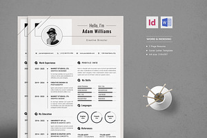 Resume / CV Template, a Resume Template by Creativity-Design