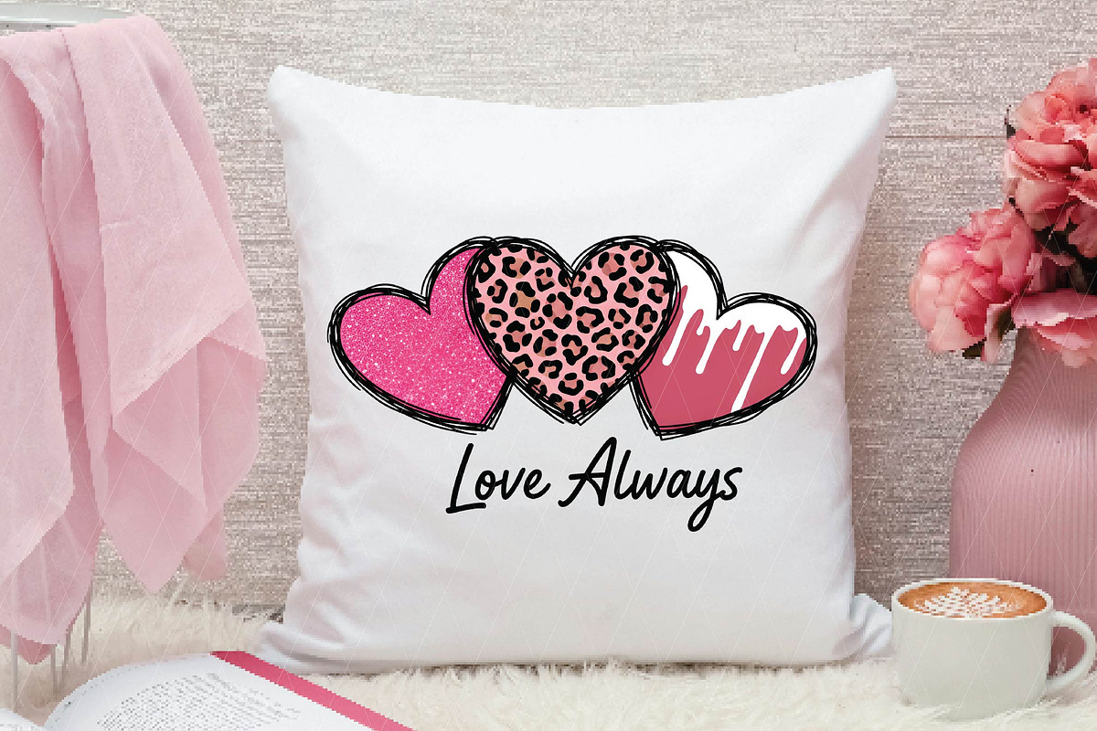 Valentine Day Png, Leopard Heart Png, an Illustration by DreamPrint404 (Photo 3 of 8)