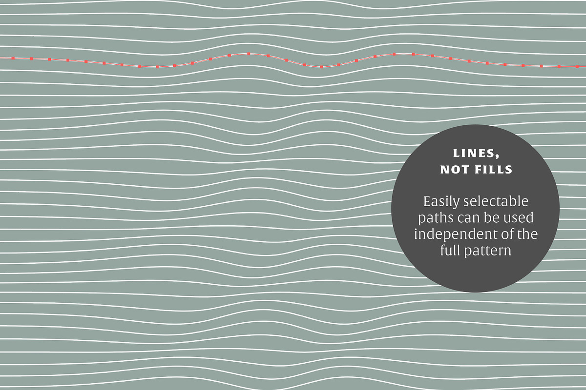 Waves Vol. 19 | 20 Vector Patterns, a Pattern Graphic by invisiblelayer (Photo 4 of 6)
