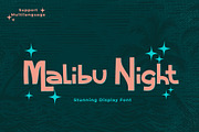 Malibu Night Stunning Display Font, a Symbol Font by Dawnside Graphic (Thumbnail 1 of 5)