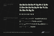 Abodin | Futuristic Font, a Font by twinstd (Thumbnail 11 of 13)