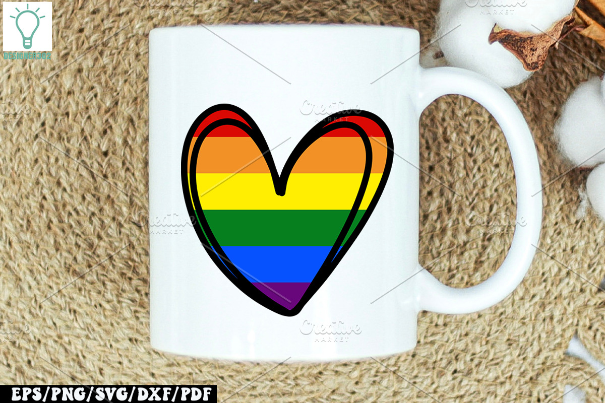 LGBTQ Pride SVG Bundle , Gay Pride, a Graphic by Designer302 (Photo 8 of 26)