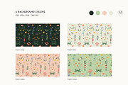 Floret Wildflower Pattern, a Pattern Graphic by Manimanisa (Thumbnail 5 of 10)