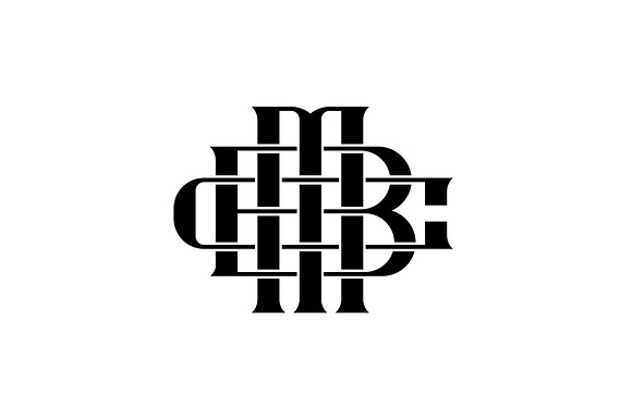 Monogram Letter BMC CMB MCB Logo preview 2