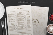 Elegant Food Menu Template, a Flyer Template by BrandPacks (Thumbnail 3 of 5)