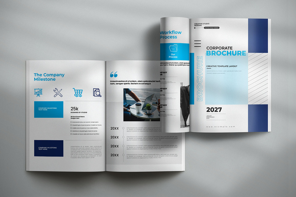 Corporate Brochure Template Layout, a Brochure Template by Creative-Work (Photo 7 of 8)