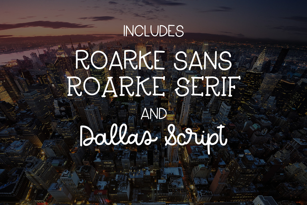 Dallas + Roarke Font Duo preview 2