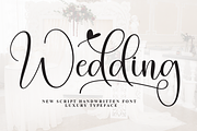 Wedding | Script Font, a Handwritten Font by Scratchones (Thumbnail 1 of 9)